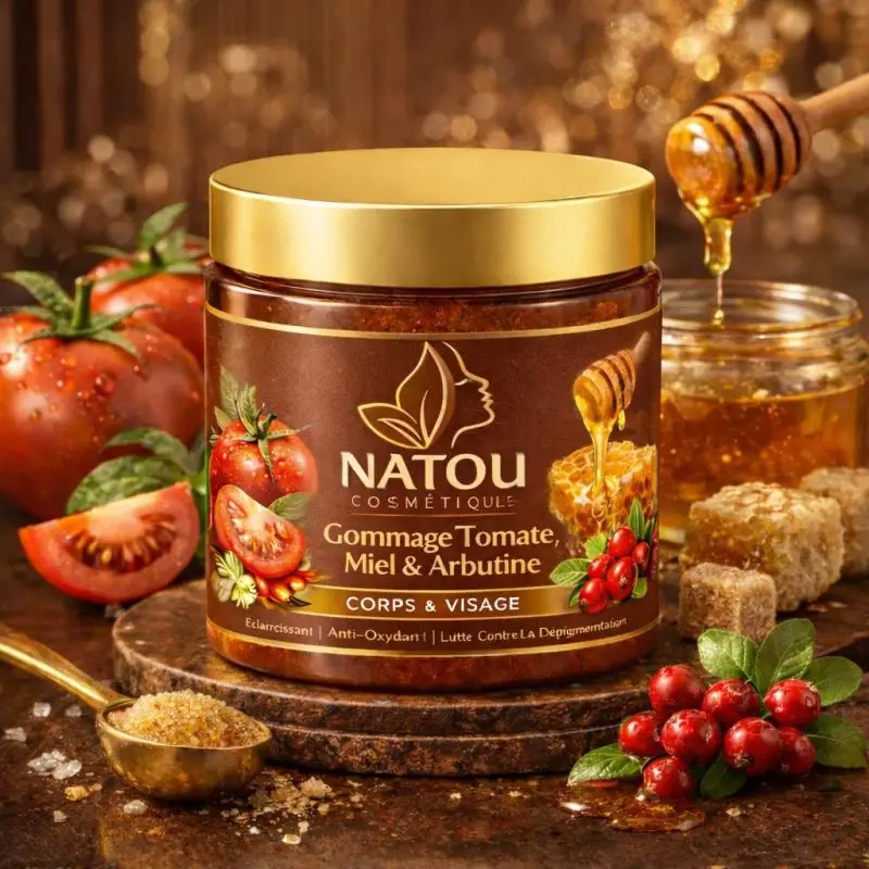 Gommage Tomate, Miel Arbutine