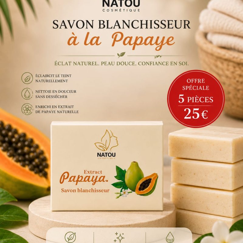 Savon Blanchisseur à la Papaye